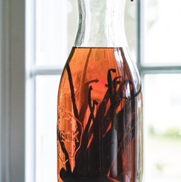 Homemade vanilla extract