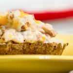 Cheesy Tuna stuffed Baked Potato