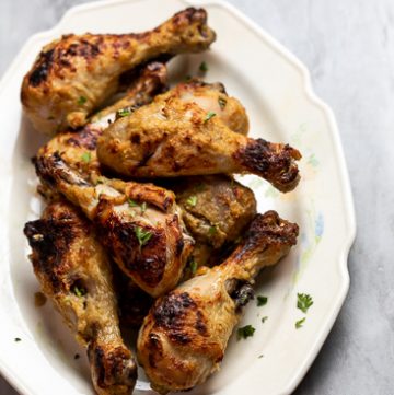 Platter of Tandoori Chicken