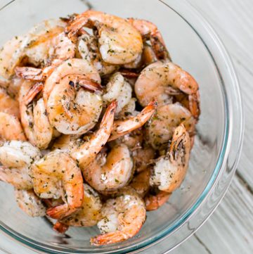 Peel and Eat Grilled Shrimp