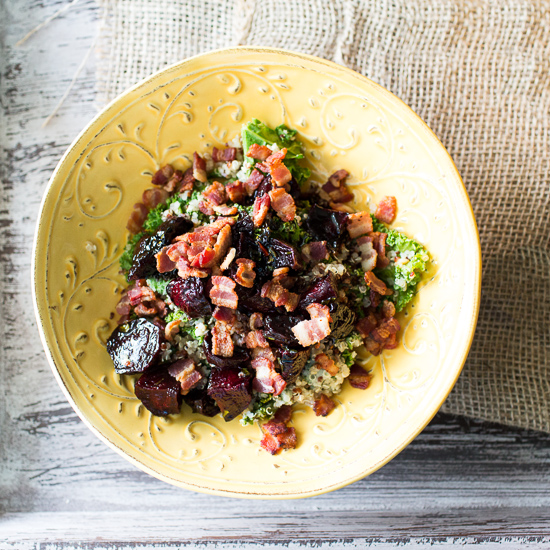 Beets, Quinoa and Kale Salad
