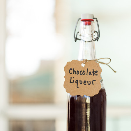 Homemade DIY Chocolate Liqueur