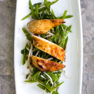 Chile Chicken and Snow Pea Salad