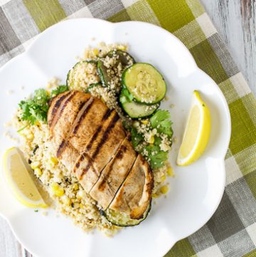 Spicy Chicken with Couscous Salad