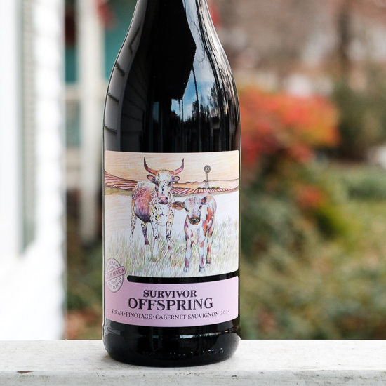 Survivor Offspring 2015, a wed wine blend