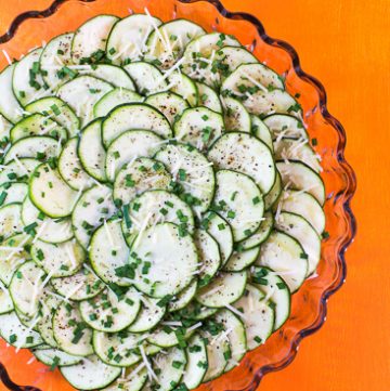 Scalloped Zucchini Salad