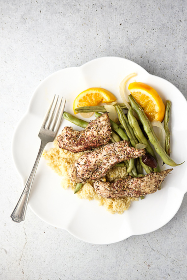 Za'atar chicken tenders