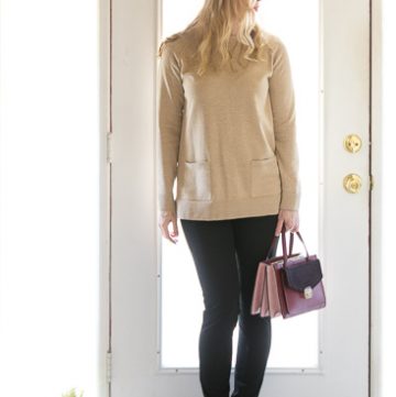 Winter Capsule Wardrobe The Camel Sweater