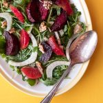 Superfood salad with beets and blood oranges