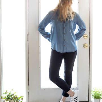 Jules & Leopold Black Skinny Pants