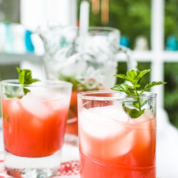 Campari Cocktail with Ruby Grapefruit Juice