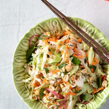 Bowl of Vietnamese Chicken Salad